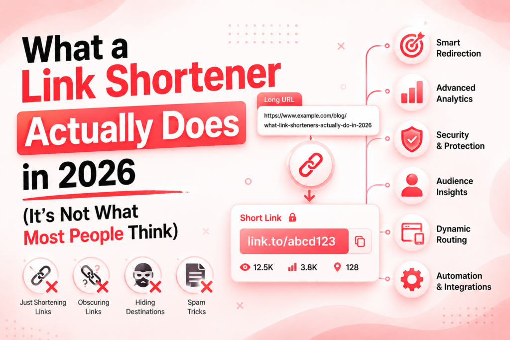 What a Link Shortener Actually Does in 2026 (It’s Not What Most People Think)