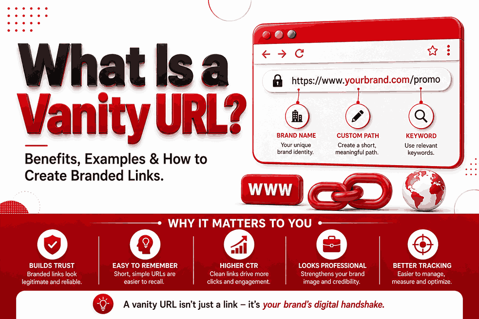 What Is a Vanity URL Benefits, Examples & How to Create Branded Links