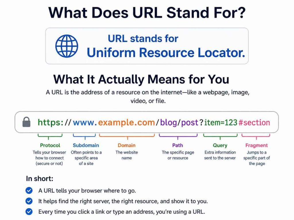 What Does URL Stand For? A Straight Answer, Plus What It Actually Means for You
